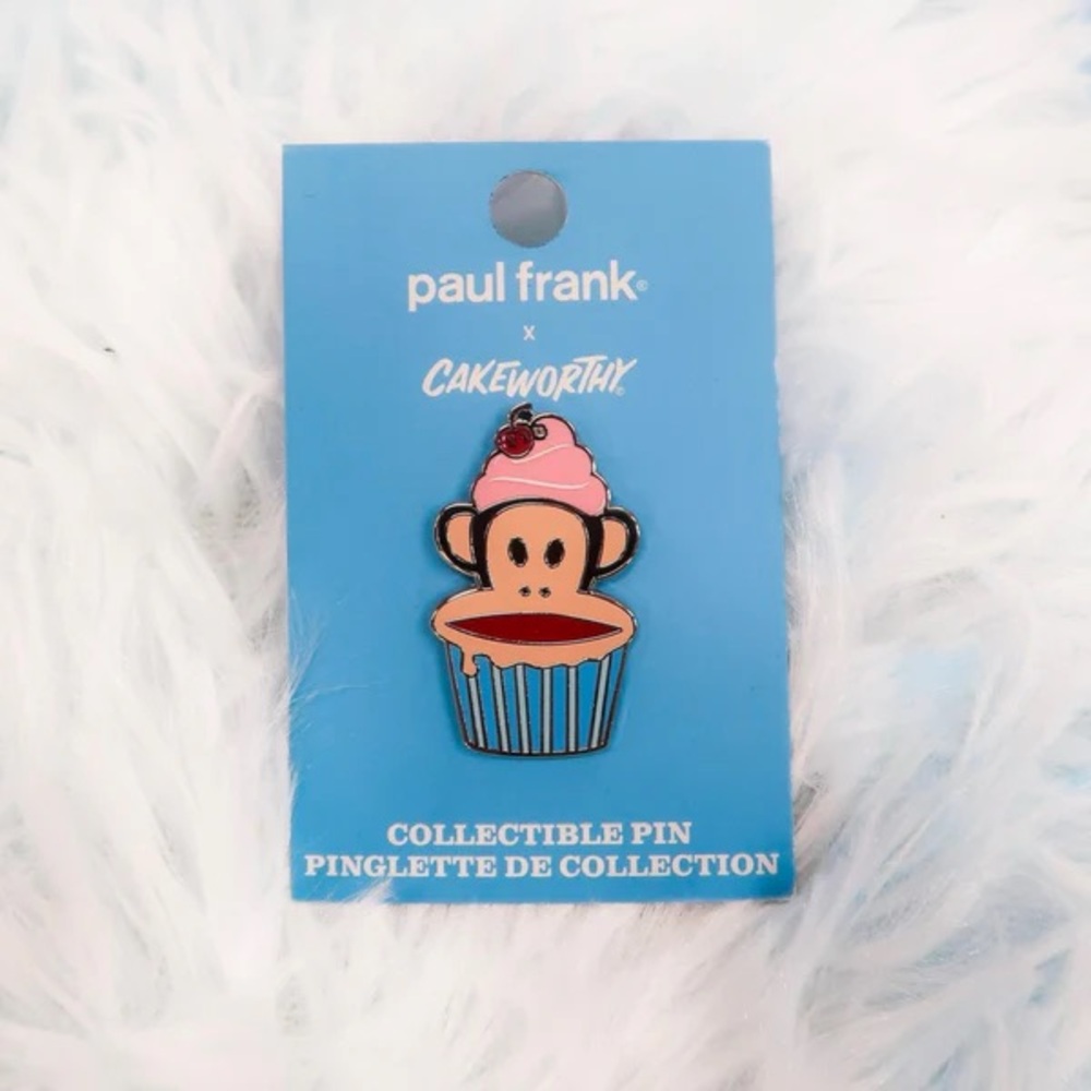 Cakeworthy x Paul Frank Julius Monkey Balloon Notebook Sticky Notes Birthday Pin - Picture 9 of 11